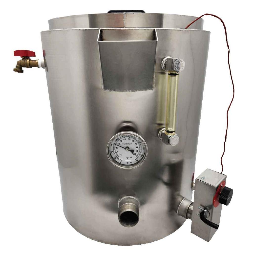 Wax Melter melting tanks and wax heating pots for candle making equipment.